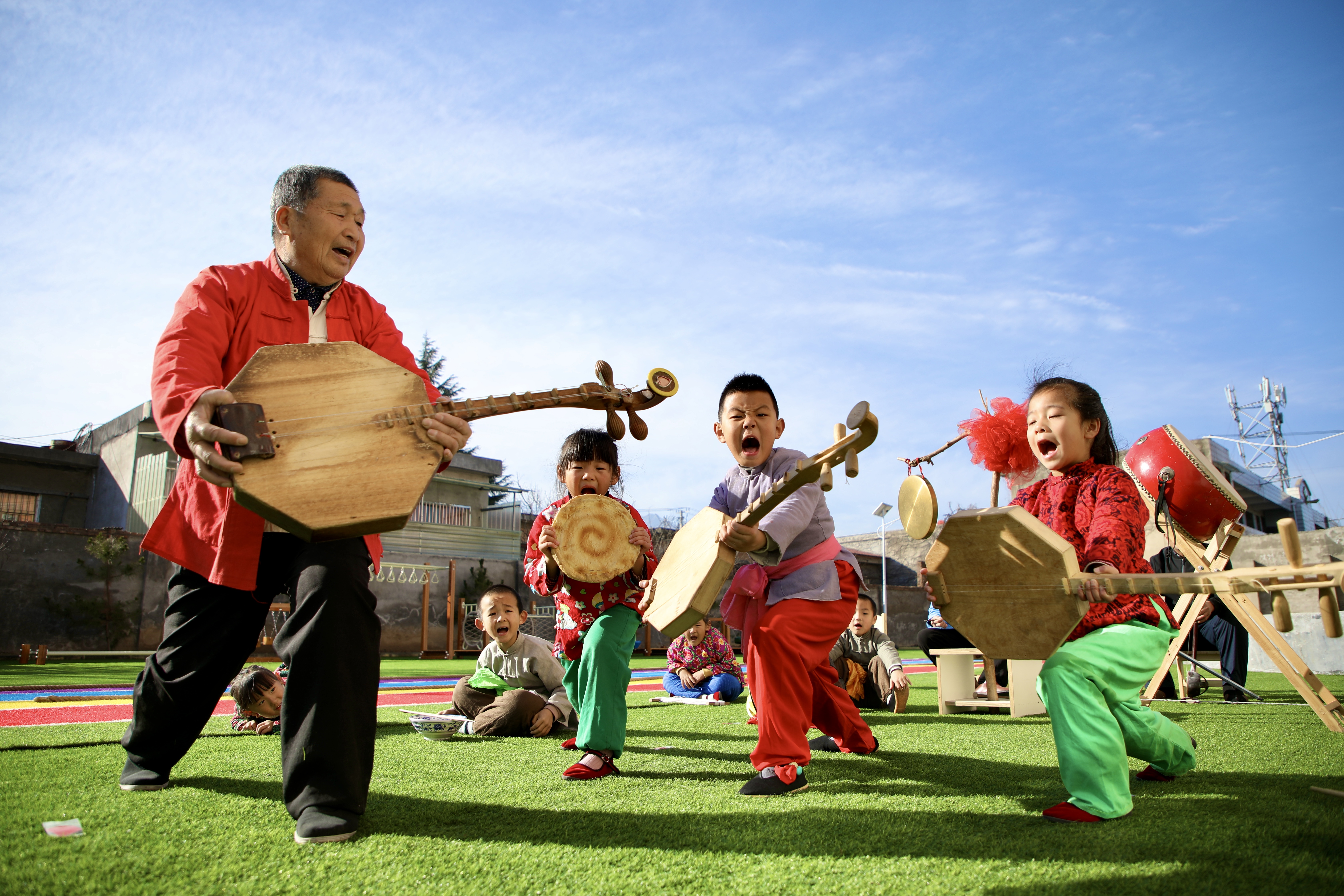 陜西渭南：娃吼出新老腔_fororder_4