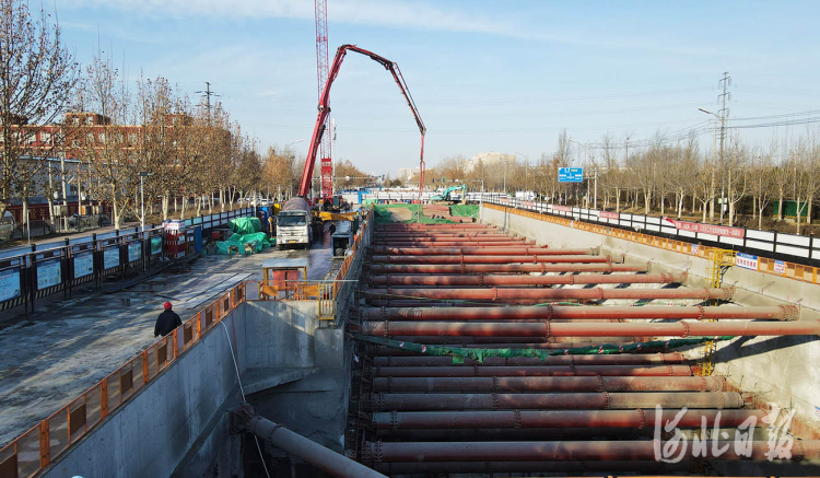 北京轨道交通M22号线河北段建设进行时