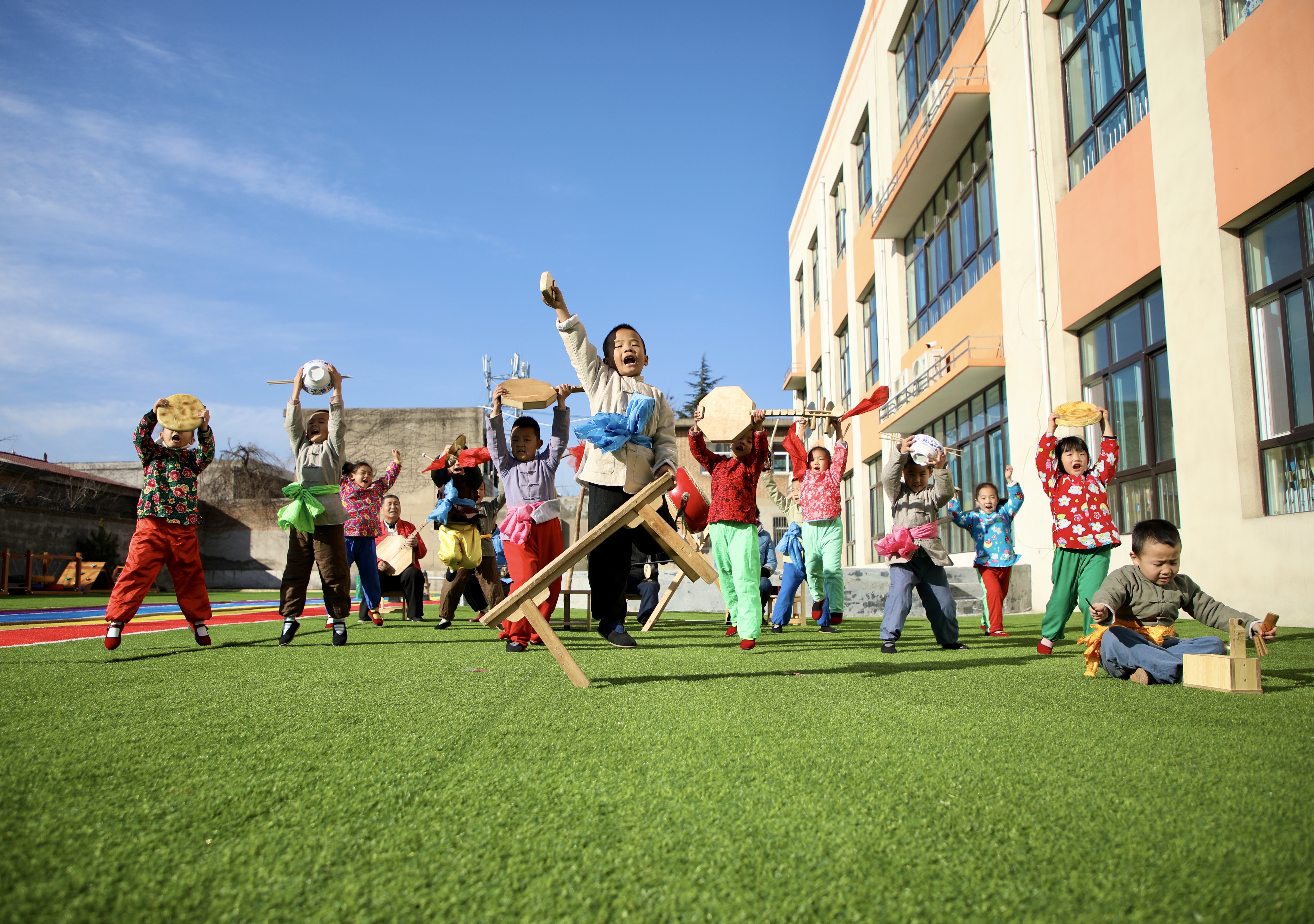 陜西渭南：娃吼出新老腔_fororder_5