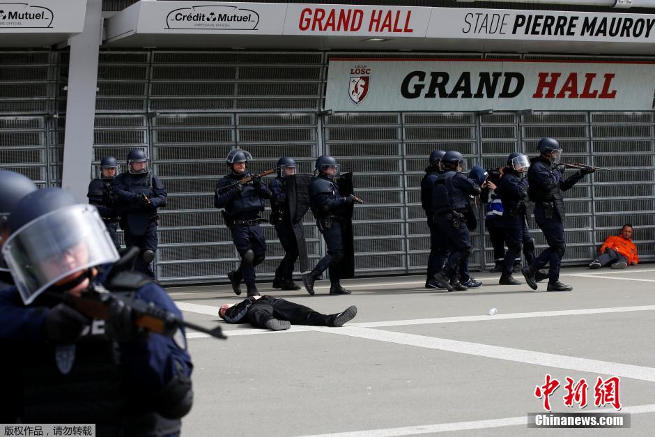法国多地举行反恐演习 保障欧洲杯顺利举办
