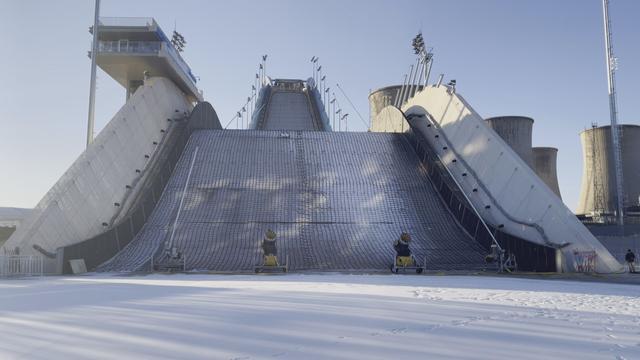 2022 Beijing Winter Olympic Games: paggawa ng yelo sa Shougang Big Air, sinimulan_fororder_00e93901213fb80e097700d5119bbe27b83894e5