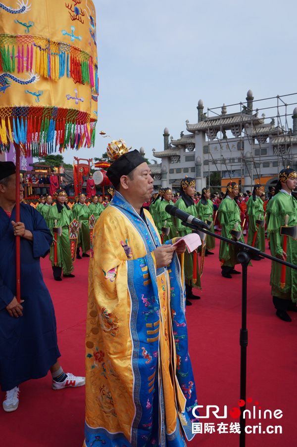 海峡两岸南宗道教首次共同奉祭三清道祖