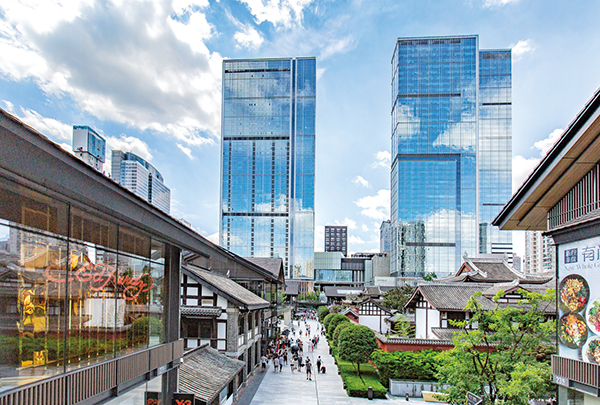 成都锦江区与四个结算型总部企业签署百亿级企业培育服务协议_fororder_成都市锦江区景观-供图--成都市锦江区委宣传部-(1)