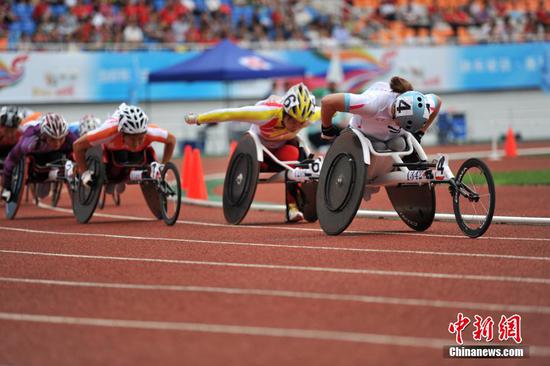 刷新4项世界纪录 残疾人田径赛中国队完美收官
