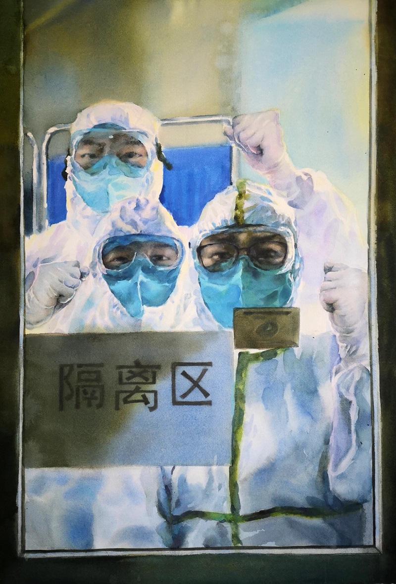（转载）用画笔定格最感人的西安瞬间 “艺”起抗疫西安文旅云端画展上线