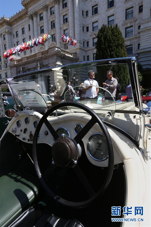 美国加州老爷车千英里行行前亮相