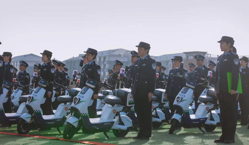 警企联动新标杆 警用雅迪电动车正式上岗