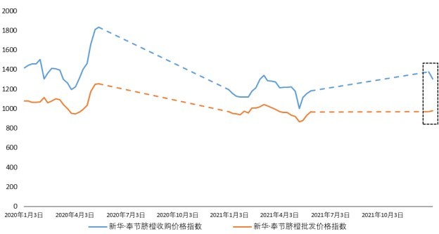 新华财经•指数|本期奉节脐橙走货量增加 交易价格趋于稳定