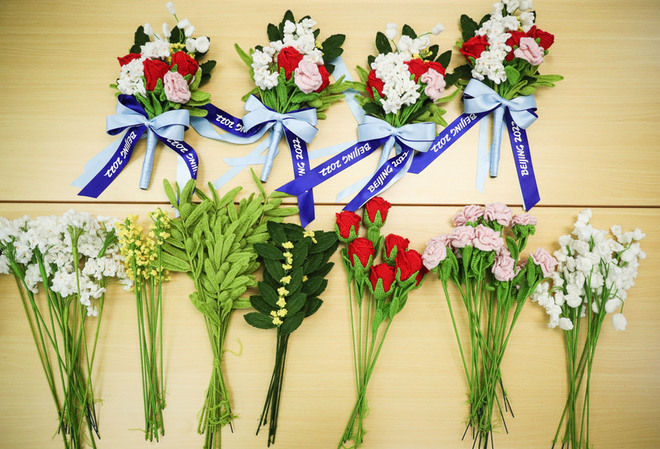 Beijing 2022: bungkos ng bulaklak na gawa sa lana, gagamitin sa Winter Olympic Games_fororder_b8b83651cf534830ac45c3cb6e51384a