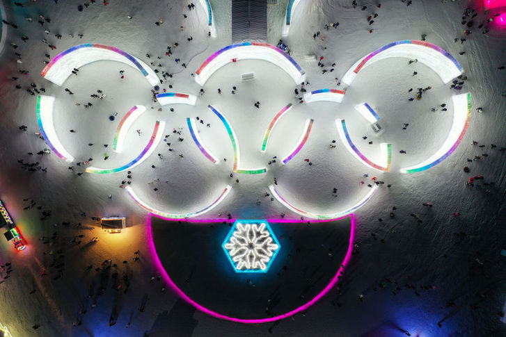 “冰城”哈尔滨冬奥氛围拉满