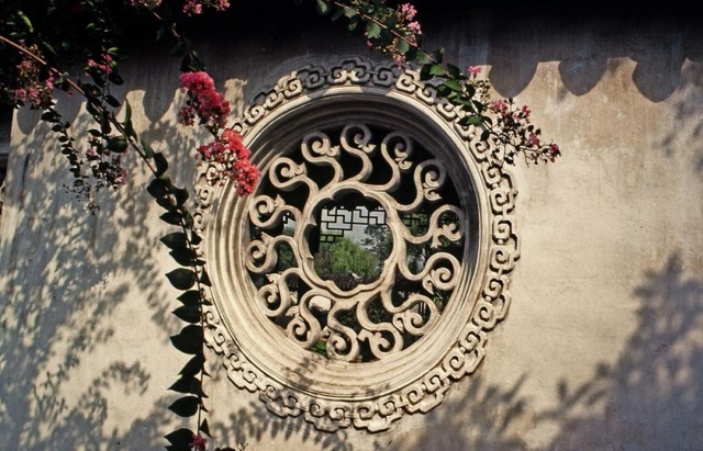 苏州园林花窗纹样构型图片