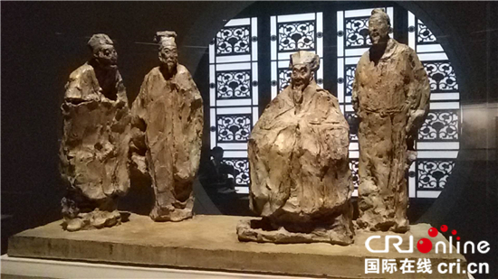 图片默认标题_fororder_2 明四家:仇英、文徵明、沈周、唐寅 吴为山作 刘思恩摄 _副本_副本