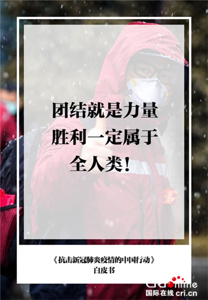 金句海报:《抗击新冠肺炎疫情的中国行动》白皮书