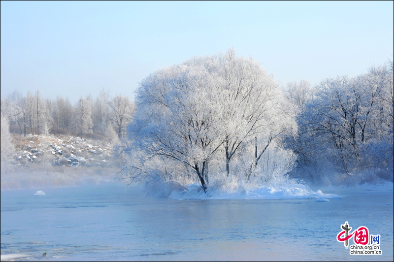 伊春雾凇：冬日里冰清玉洁般的童话世界