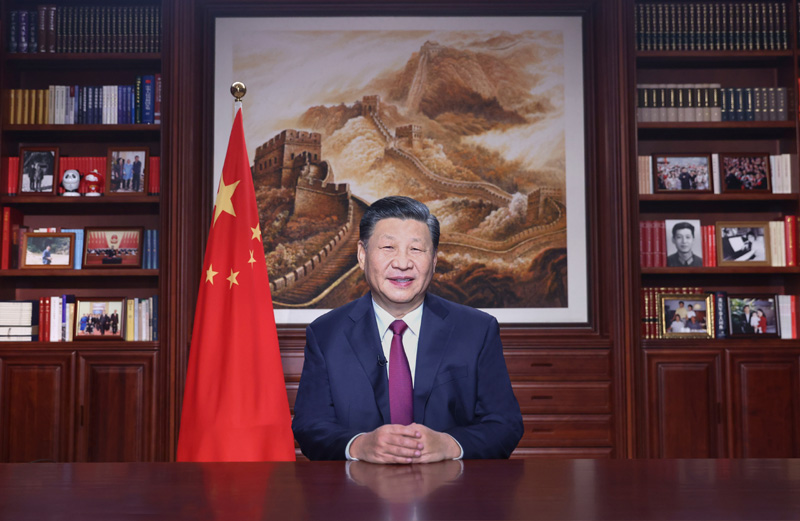 Shugaba Xi Jinping Na Kasar Sin Ya Yi Jawabin Murnar Sabuwar Shekara_fororder_xi