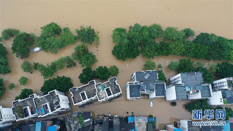 广西柳州：柳江出现超警戒水位