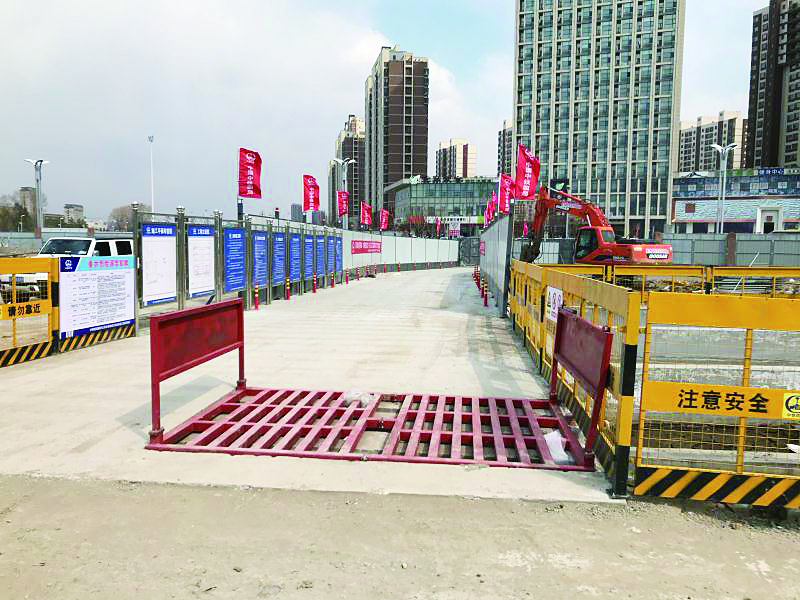 长春轨道交通工程为文明施工打个“样”