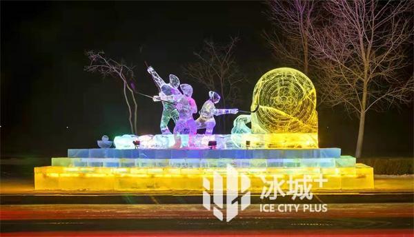 展示“冬奥之光”！哈尔滨市15处街路冰雪景观正式亮相