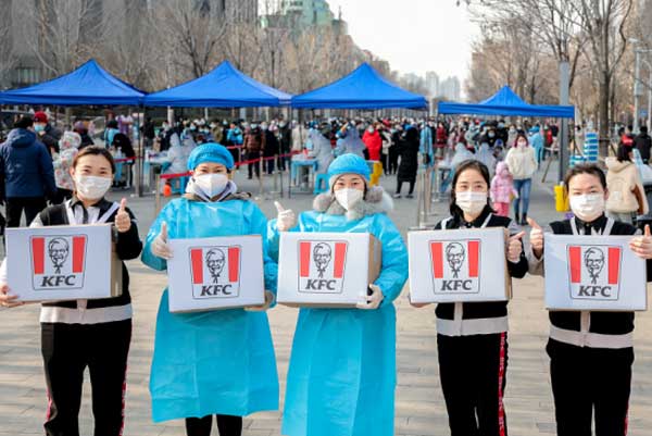 温暖三九天 千份爱心餐关爱社区抗疫工作者