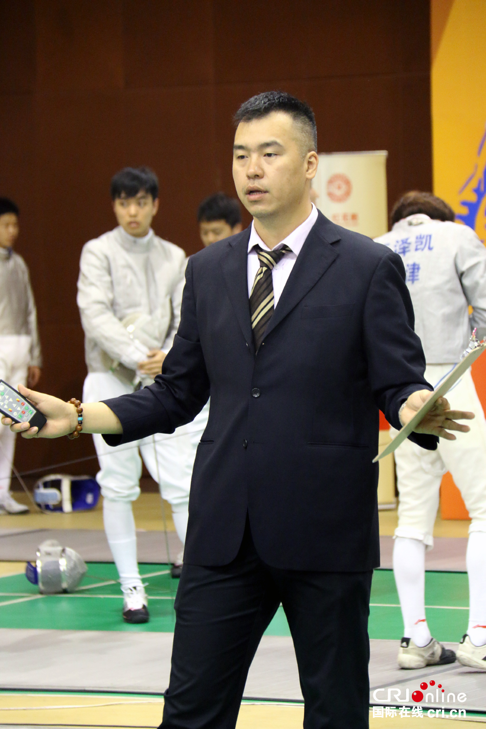 全国击剑联赛裁判风采