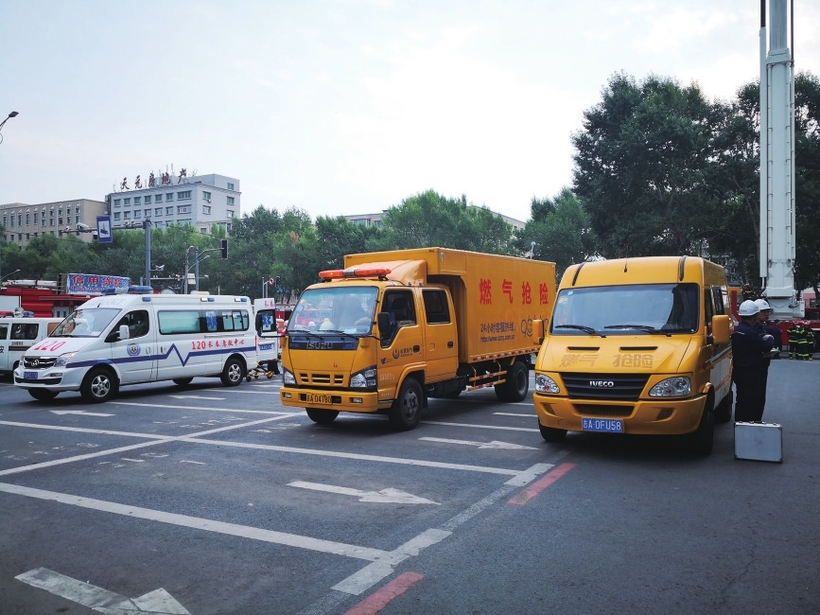 长春市开展大型消防救援综合应急演练