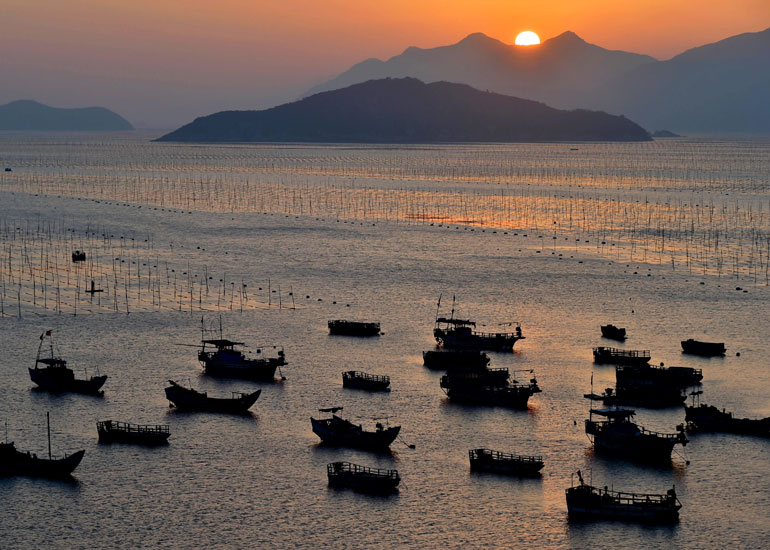 霞浦滩涂：滩涂摄影胜地
