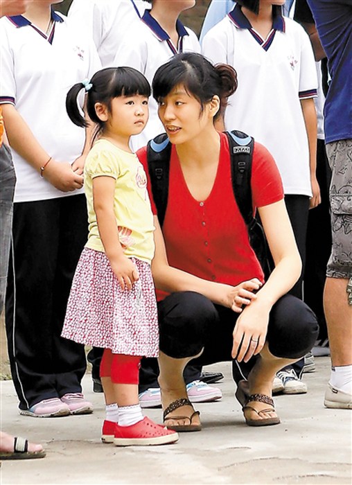 天生高妹!姚明女儿身高破1米35 她才6岁啊