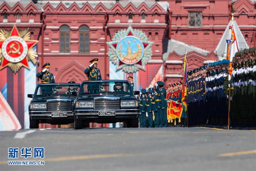 俄羅斯舉行勝利日閱兵式綵排