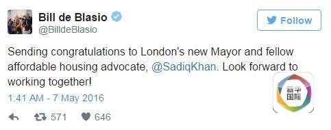 伦敦迎来首位穆斯林市长 西方国家怎都不“淡定”了
