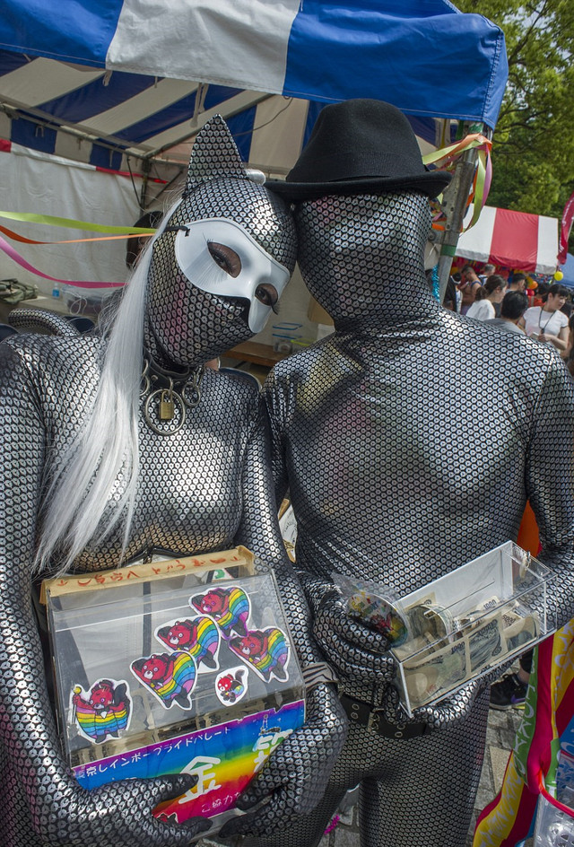 东京举行同性恋大游行 7万民众盛装参加(高清组图)