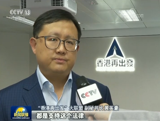 香港各界支持全国人大涉港决定