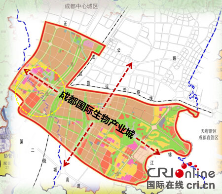 确定共建成都国际生物产业城以来,该园区的规划,建设,招商工作有序推