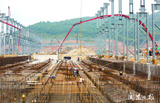 【焦點圖】福鼎市鼎盛鋼鐵項目一期總投資60億元 明年4月項目將試運行生産