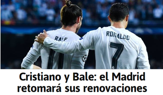 连续6年50+?C罗要刷足坛三观 或与贝尔双双续约