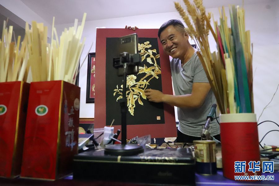 【城市远洋】河南商丘：麦杆作画 点“草”成金