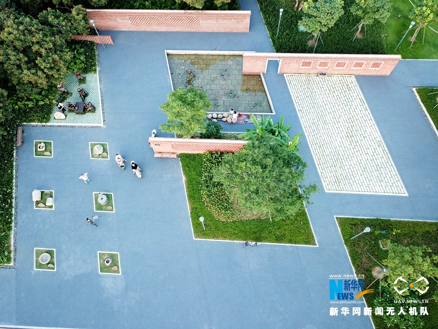 【高清图1】航拍泉州北滨江公园 生态整治留住秀美山水