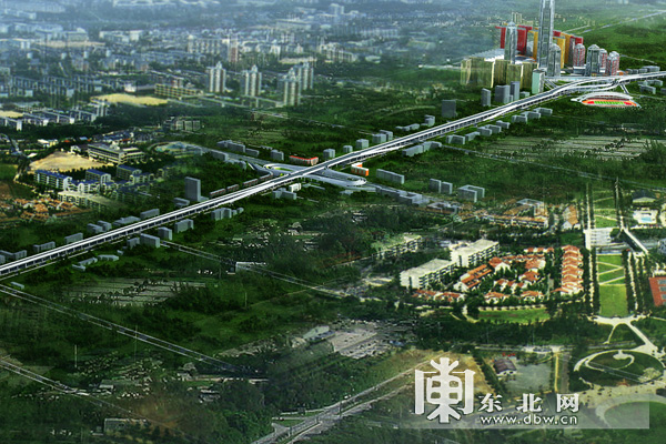 东二环高架全长6.8公里11月底主桥贯通 明年8月竣工
