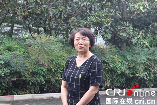 西安市对外友好协会专职副会长蔡兰芳发言 摄影 柳洪华