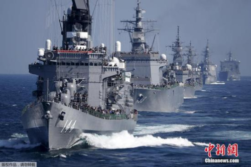 日本海上自衛隊與美印海軍將舉行聯合訓練