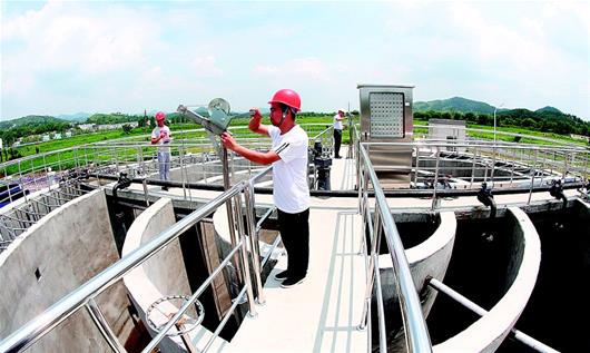 大悟建成16座鄉鎮污水處理廠