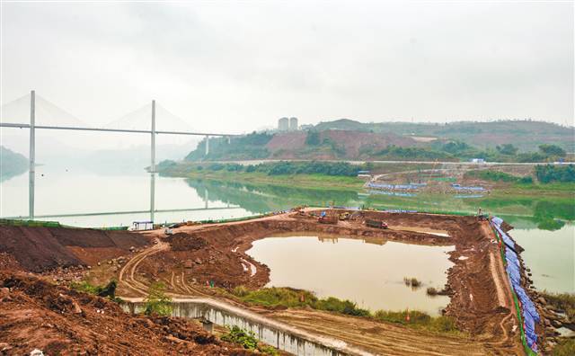 【社会民生】重庆蔡家嘉陵江大桥开始桩基施工