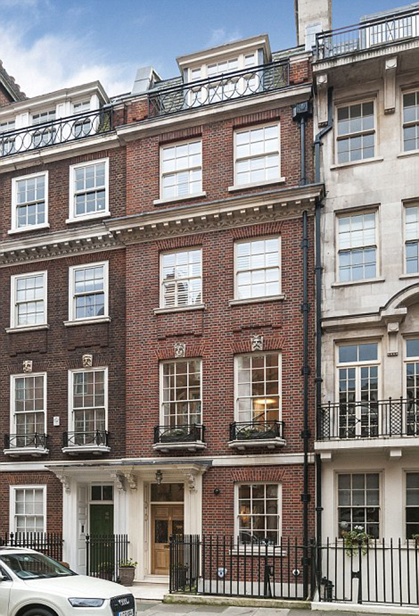 英梅菲尔豪华花园别墅1500万英镑出售