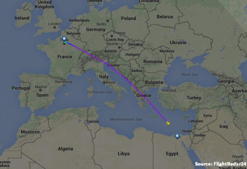 埃及军方在埃航客机失联近2小时后收到求救信号