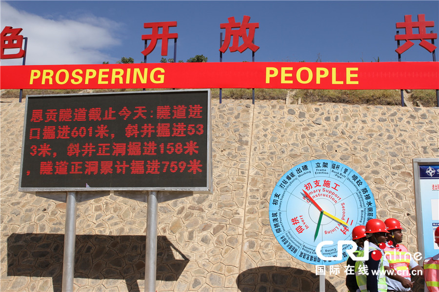 图片默认标题_fororder_3，12月16日，中国交建承建的内马铁路恩贡山隧道掘进情况。 （王新俊 摄）_副本_副本