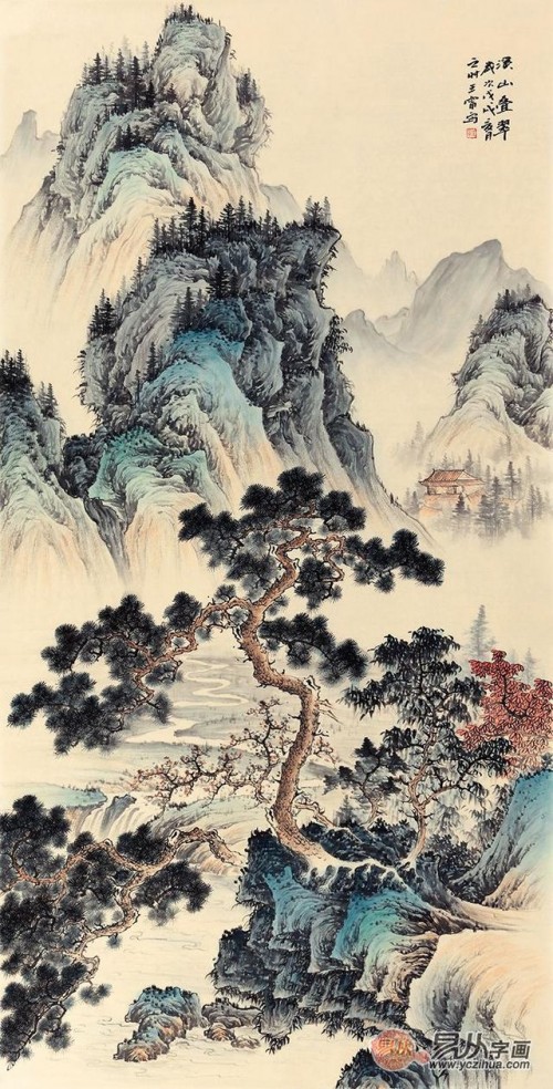 中美协画家王宁山水画浅析水墨氤氲自然境山水空灵中国魂