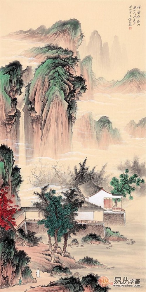 中美协画家王宁山水画浅析水墨氤氲自然境山水空灵中国魂