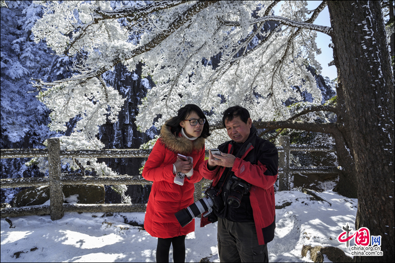 雪霁黄山：弥天云母帐 匝地水晶栊