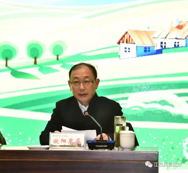 会上,省旅发委党组书记,主任欧阳泉华对2017年乡村旅游工作进行了总结