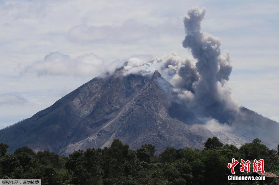 印尼火山噴發灰塵掩蓋村莊 6人遇難小動物遭殃