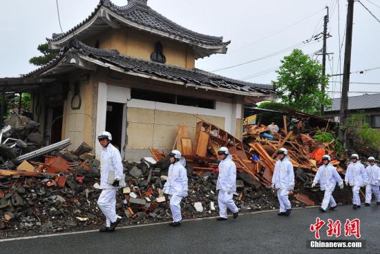 日本内阁府估算熊本地震损失最多可达4.6万亿日元